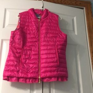 Lilly Pulitzer Pink Quilted Vest